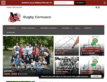 Tablet Screenshot of lnx.rugbycernusco.it
